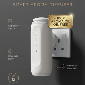 Aroma Diffuser Wall Plugin Scent Diffuser App Control - BAS Kuwait Bab Al Saif 