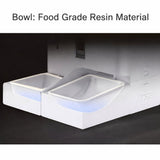 Automatic Cat Feeder 2 in 1 Pet Food and Water Fountain Wifi APP Control Smart with Camera 1080p Recording - BAS Kuwait Bab Al Saif 