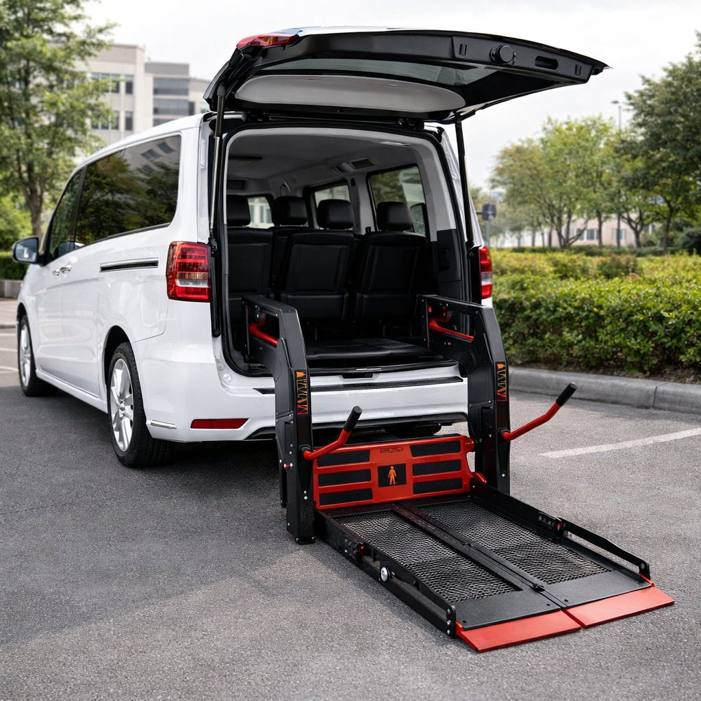 Automatic Electric Lift Foldable for Wheelchair Users or Disabled – Fits Cars, Vans & Stairs - BAS Kuwait Bab Al Saif 