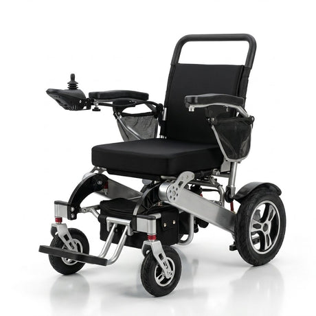 Automatic Folding Aluminium Electric Mobility Chair with Remote Control 150kg capacity | Dual 250W Motors Bab Al Saif 