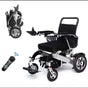 Automatic Folding Aluminium Electric Mobility Chair with Remote Control | Dual 250W Motors Bab Al Saif Black Standard 