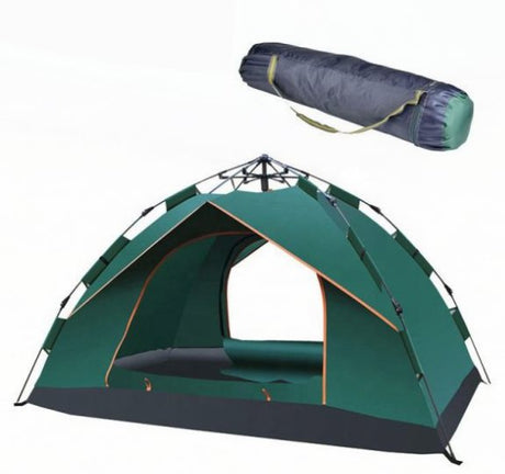 Automatic Opening Camping Tent - BAS Kuwait Bab Al Saif Green 200 X 145 X 125 Cm 