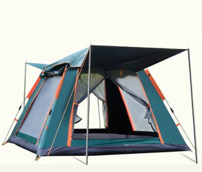 Automatic Opening Camping Tent (Medium)- BAS Kuwait Bab Al Saif Blue 210 X 210 X 140 Cm 
