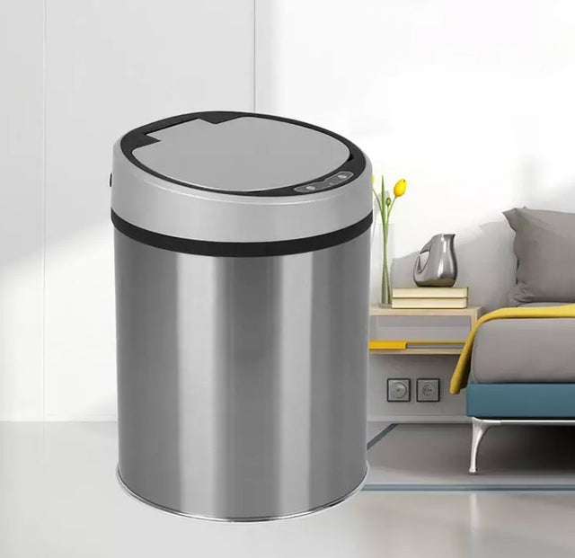 Automatic Sensor Dustbin - BAS kuwait Bab Al Saif Silver Standard 