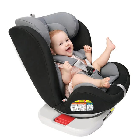 Baby Car Seat Rotating 360° ISOFIX I Car Seat for Child - BAS Kuwait Bab Al Saif Black 50 x 49 x 62 cm 