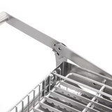 BBQ Grill Charcoal & Gas Flip Type | Stainless Steel 42x28x35cm | BAS Kuwait Bab Al Saif 