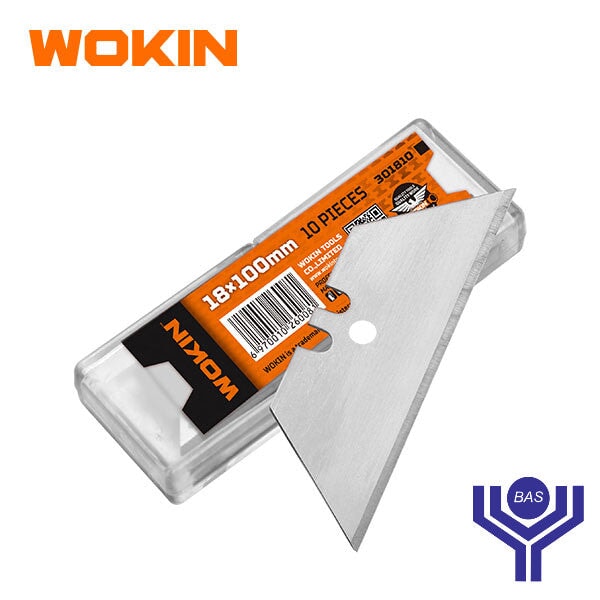 Blade set 61 x 19mm ( 10PCS ) Wokin Brand - BAS Kuwait Bab Al Saif Standard 61 X 19Mm 