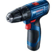 Bosch Cordless Drill 12V with 2 batteries GSB 120-LI - BAS Kuwait Bab Al Saif Blue GSB 120-LI 