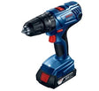 Bosch Cordless drill 18v with 2 batteries GSB 180-LI - BAS kuwait BAS blue GSB 180-LI 