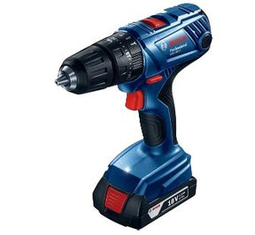 Bosch Cordless drill 18v with 2 batteries GSB 180-LI - BAS kuwait BAS blue GSB 180-LI 