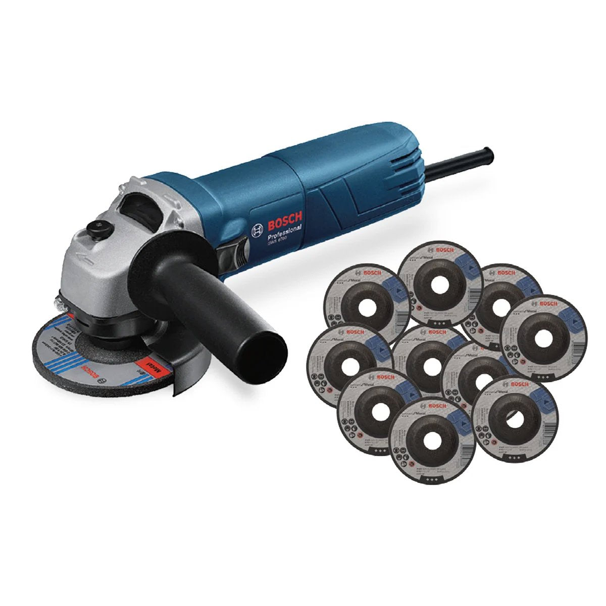 Bosch Professional Angle Grinder 4.5" 670W - BAS Kuwait [GWS6700] Bab Al Saif Blue 4.5" 