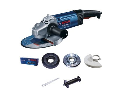 Bosch Professional Angle Grinder 7" 2000W - BAS Kuwait [GWS-2000] Bab Al Saif Blue 7" 
