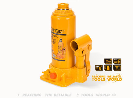 bottle jack Hydraulic Car Auto Repair Jack 3T 5T DINGQI BRAND - BAS Kuwait Bab Al Saif Orange 3 Tons 