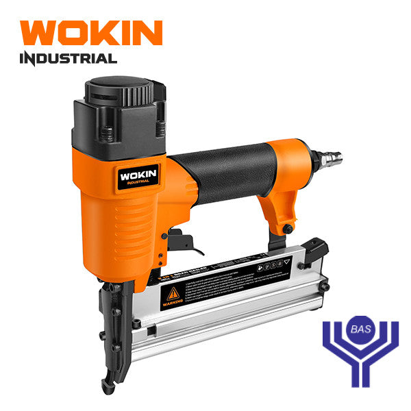 Nailer Gun / Stapler Gun For 18 Gauge brad nails Industrial 2 in 1 Compressor Gun {brad nails & staples 9040, 9020, 9030) Wokin Brand - BAS Kuwait