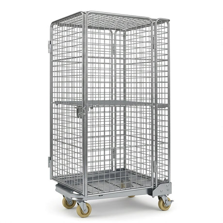 Cage Trolley / Roll Container with Door 500 kg - BAS Kuwait Bab Al Saif 