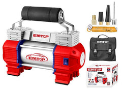 Car Auto Air Compressor (2) EMTOP BRAND - BAS Kuwait