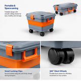 Car Cleaning Storage Bucket With Wheels Adjustable - BAS Kuwait Bab Al Saif 