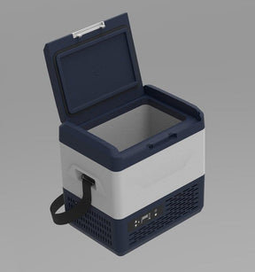 Car fridge 15L with Compressor (hot & cold) - BAS Kuwait Bab Al Saif Blue 15 L 