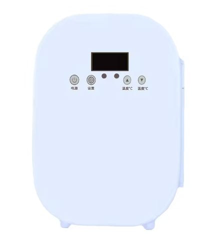 Car Fridge 8L With Digital Display Portable Multipurpose hot and cold - BAS Kuwait Bab Al Saif White Standard 
