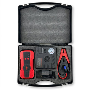 Car Jump Starter With Air Compressor 12v Kit - BAS Kuwait Bab Al Saif 