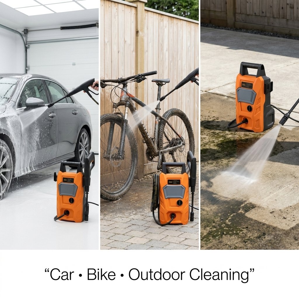 Car washing Machine High Pressure Washer / Car Washer 1800W - BAS Kuwait Bab Al Saif 