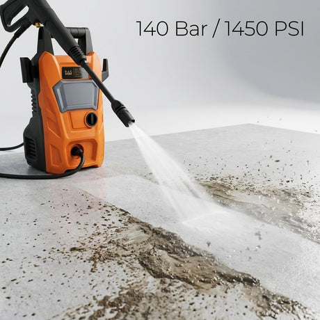 Car washing Machine High Pressure Washer / Car Washer 1800W - BAS Kuwait Bab Al Saif 