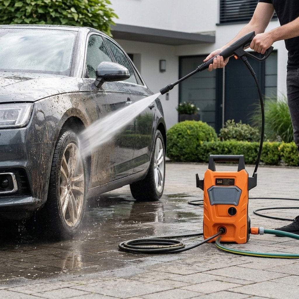 Car washing Machine High Pressure Washer / Car Washer 1800W - BAS Kuwait Bab Al Saif 