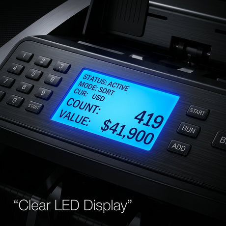 Cash Counting Money Counting Machine Detector With LED Display - BAS Kuwait Bab Al Saif 