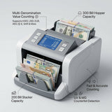 Cash Counting Money Counting Machine Multi denomination Value Amount - BAS Kuwait Bab Al Saif 