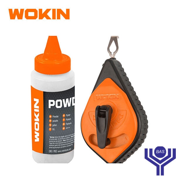 Chalk Line Reel set (30 meter) Wokin Brand - BAS Kuwait Bab Al Saif Standard 30 Meter 