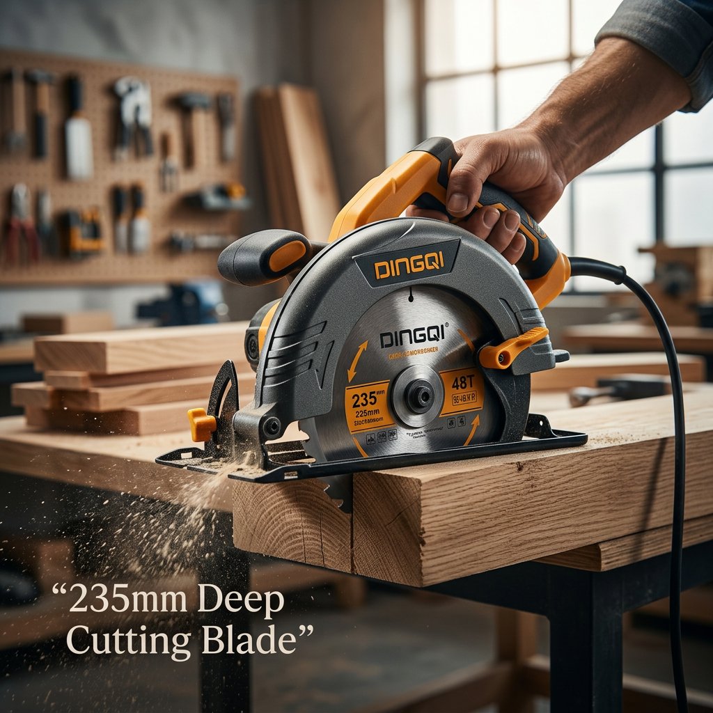 Circular Saw 2300W 235mm Dingqi Brand - BAS Kuwait Bab Al Saif 