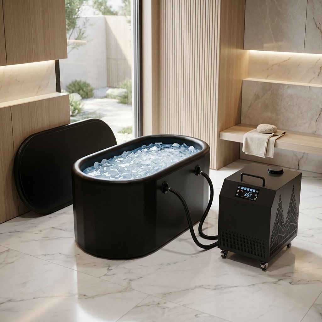 Cold Plunge Ice Bath Tub with 2HP Chiller | Recovery Ice Bath - BAS Kuwait Bab Al Saif 