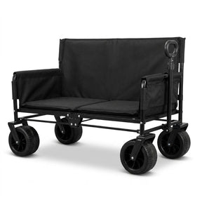Collapsible Folding Wagon Cart with Chair - BAS Kuwait Bab Al Saif 