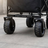 Collapsible Folding Wagon Cart with Chair - BAS Kuwait Bab Al Saif 