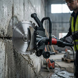 Concrete Wall Cutter 5000W | 410mm High Frequency Electric Ring Saw | Wet Cutting 30cm Depth - BAS Kuwait Bab Al Saif 