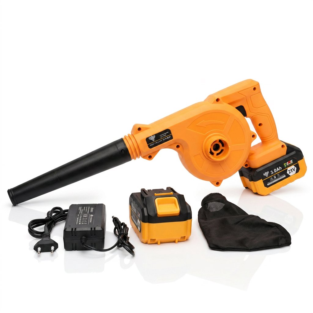 Cordless Air Blower 20 V with 2 batteries - BAS kuwait Bab Al Saif 