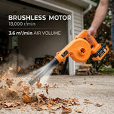 Cordless Air Blower 20 V with 2 batteries - BAS kuwait Bab Al Saif 