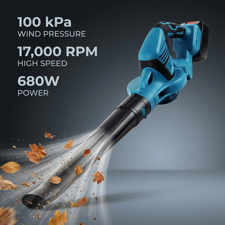 Cordless Air Blower 21V With 2 Batteries - BAS Kuwait Bab Al Saif 
