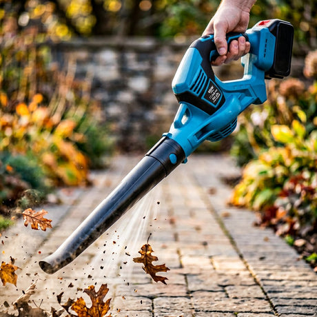 Cordless Air Blower 21V With 2 Batteries - BAS Kuwait Bab Al Saif 