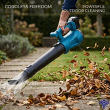 Cordless Air Blower for leaf garden 20 V with 2 batteries - BAS Kuwait BAS 