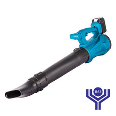 Cordless Air Blower for leaf garden 20 V with 2 batteries - BAS Kuwait