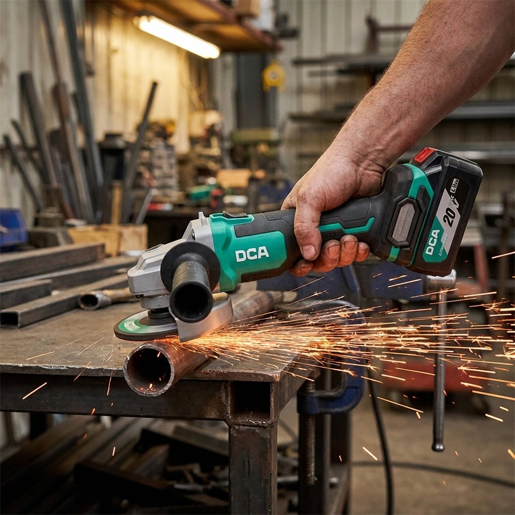 Cordless Brushless Angle Grinder 4.5" 20v DCA BRAND - BAS Kuwait Bab Al Saif 