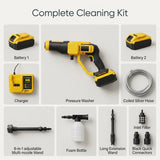 Cordless Car Washer / High Pressure Washer 20 V with 2 batteries - BAS Kuwait Bab Al Saif 