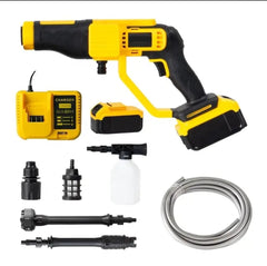 Cordless Car Washer / High Pressure Washer 20 V with 2 batteries - BAS Kuwait