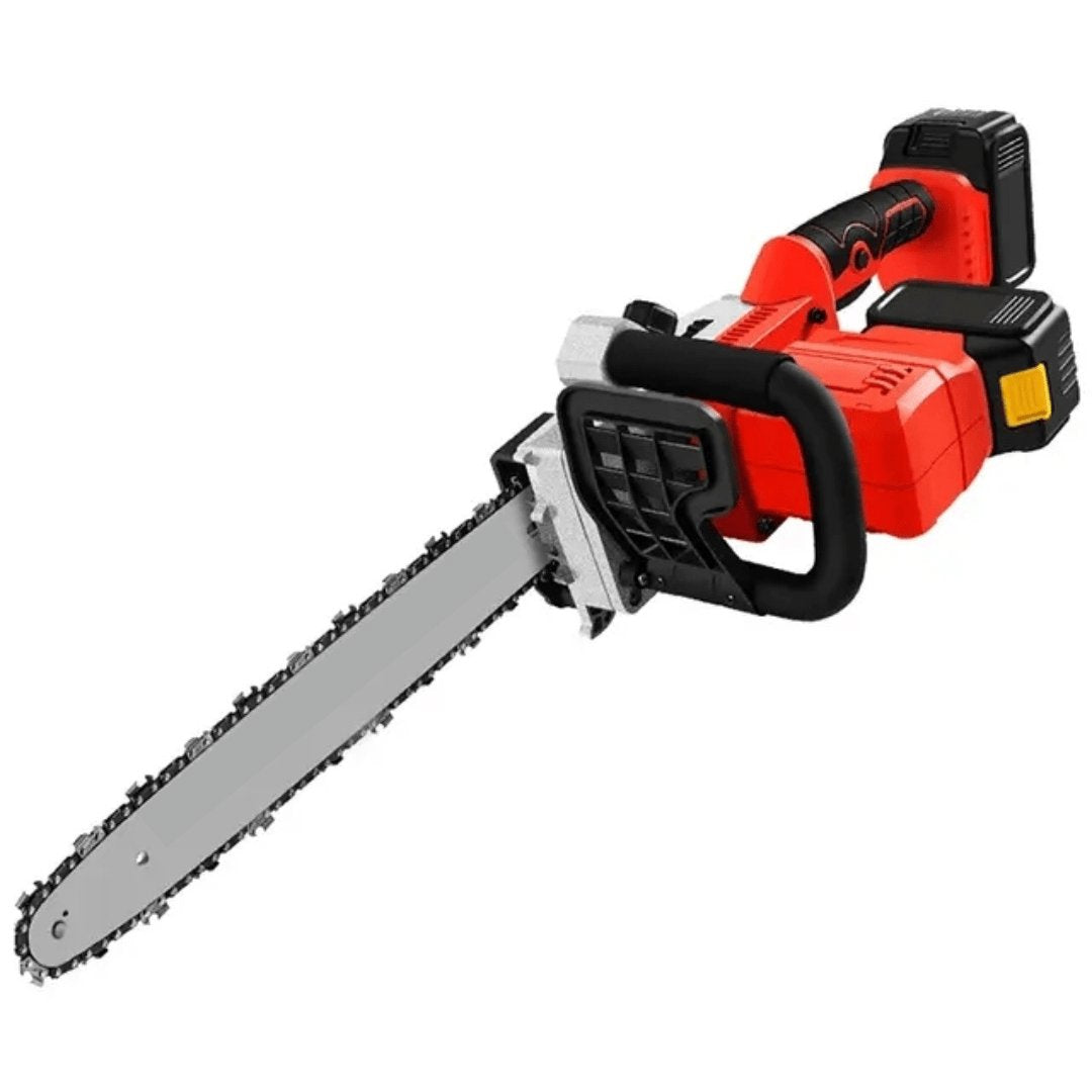 Cordless Chain Saw 16" with 2 batteries - BAS Kuwait Bab Al Saif Red 16" 