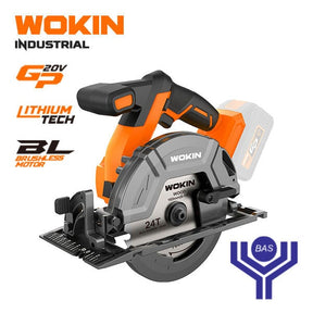 Cordless Circular Saw Machine 20V Wokin Brand - BAS Kuwait Bab Al Saif Orange 20 V 