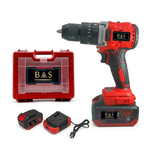 Cordless Drill 13mm 20V with 2 batteries , Brushless Motor - BAS Kuwait Bab Al Saif 