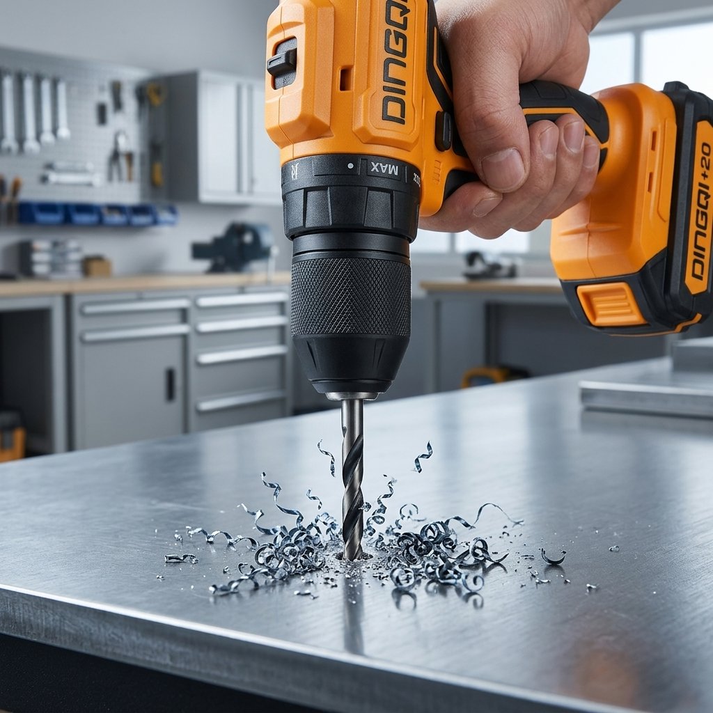 Cordless Drill 20v 13mm Dingqi Brand - BAS Kuwait Bab Al Saif 