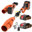 Cordless Electric Leaf Blower Foldable 400W – Portable 21V Battery Air Blower for Lawn, Garden, Snow & Leaf Cleaning - BAS Kuwait Bab Al Saif 