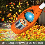 Cordless Electric Leaf Blower Foldable 400W – Portable 21V Battery Air Blower for Lawn, Garden, Snow & Leaf Cleaning - BAS Kuwait Bab Al Saif 